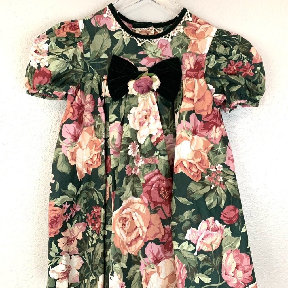 Bonnie Jean Pink and Green Formal Dress